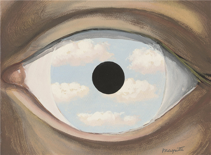 雷内·马格里特（René Magritte）高清作品-假镜子 2