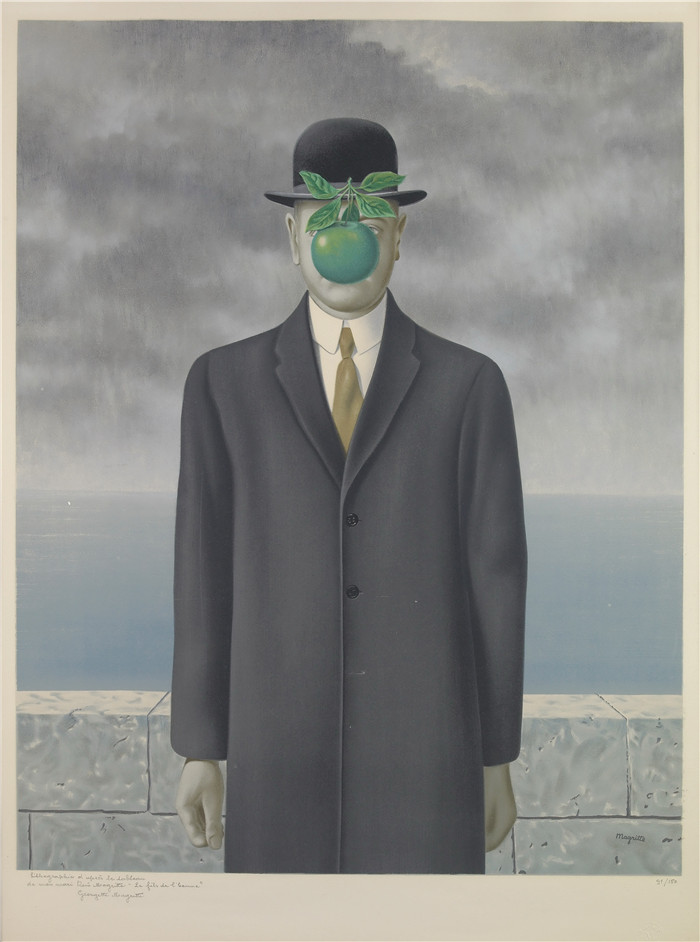 雷内·马格里特（René Magritte）高清作品-人子 2