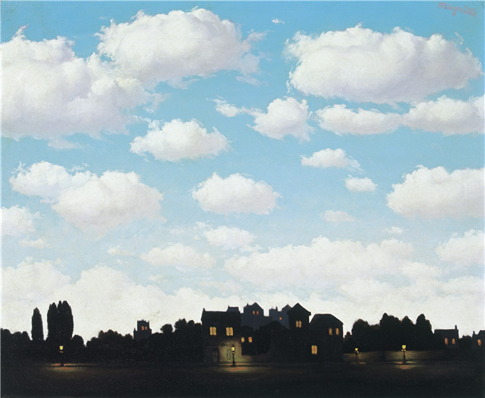 雷内·马格里特（René Magritte）高清作品-光之帝国