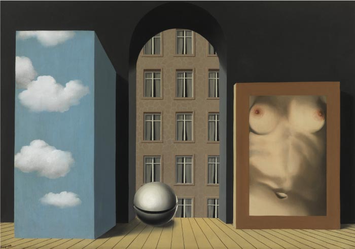 雷内·马格里特（René Magritte）高清作品-攻击L'Attentat