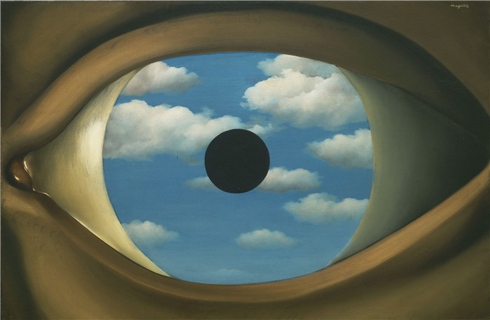 雷内·马格里特（René Magritte）高清作品-假镜子