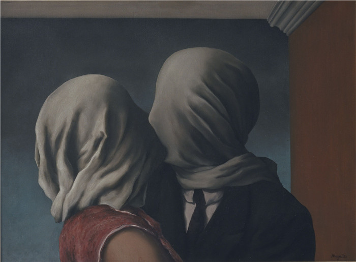 雷内·马格里特（René Magritte）高清作品-恋人