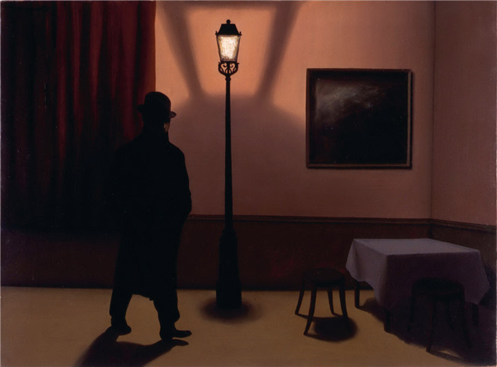 雷内·马格里特（René Magritte）高清作品-夜猫子