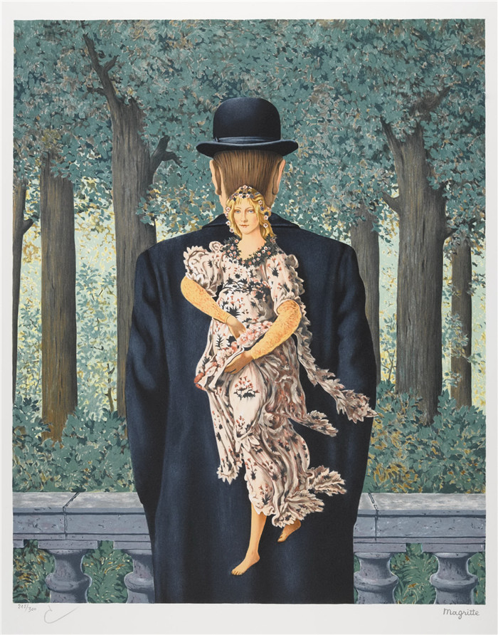 雷内·马格里特（René Magritte）高清作品-准备好的花束