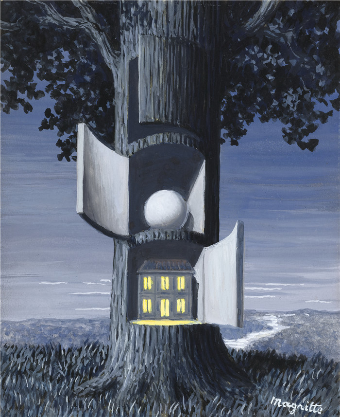 雷内·马格里特（René Magritte）高清作品-鲜血之声