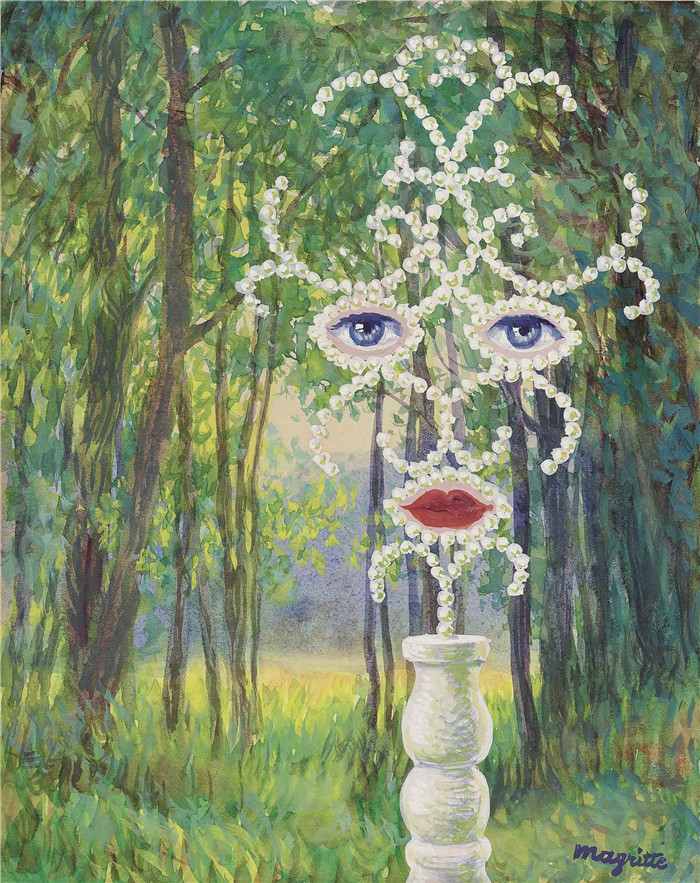雷内·马格里特（René Magritte）高清作品-雪赫拉莎德 Shéhérazade