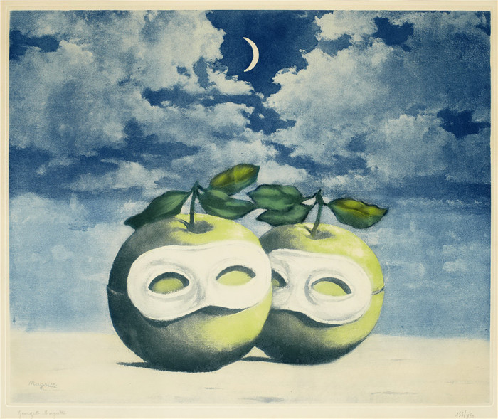 雷内·马格里特（René Magritte）高清作品-已婚牧师