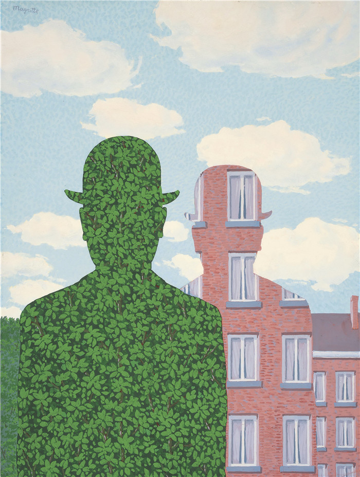 雷内·马格里特（René Magritte）高清作品-死亡之鼓
