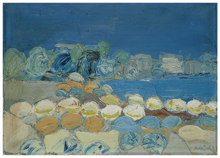 罗杰·穆尔(Roger mühl)高清油画作品-阳伞