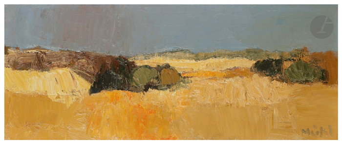 罗杰·穆尔(Roger mühl)高清油画作品-秋天的田野