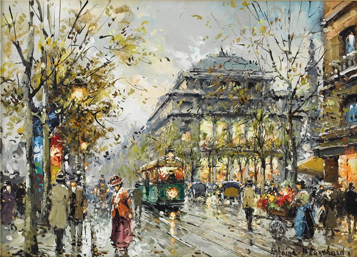 安托万·布兰查德（Antoine Blanchard）-巴黎， La Chatelet