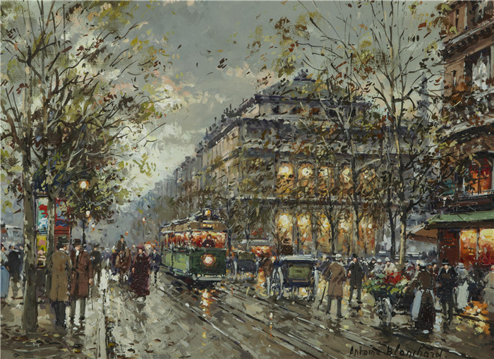 安托万·布兰查德（Antoine Blanchard）-巴黎， La Chatelet2