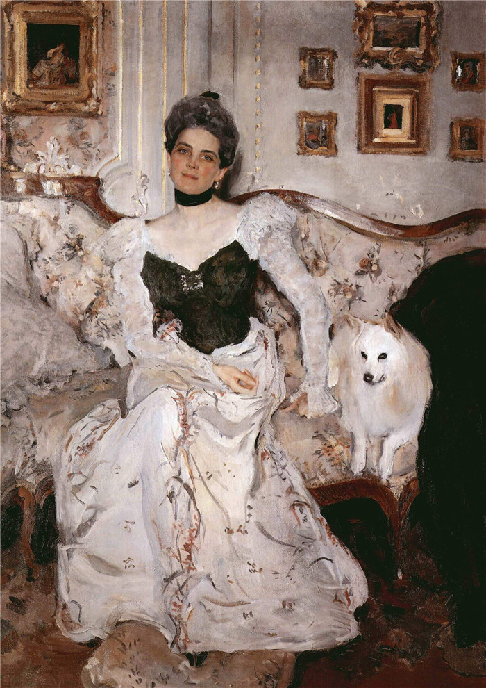 谢洛夫(Valentin Serov) 高清作品-公主肖像 1902-1