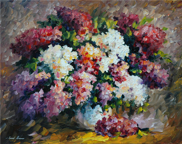列昂尼德·阿夫列莫夫(Leonid Afremov)油画-静物（27）