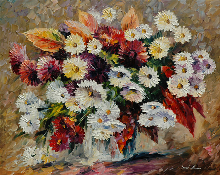 列昂尼德·阿夫列莫夫(Leonid Afremov)油画-静物（12）