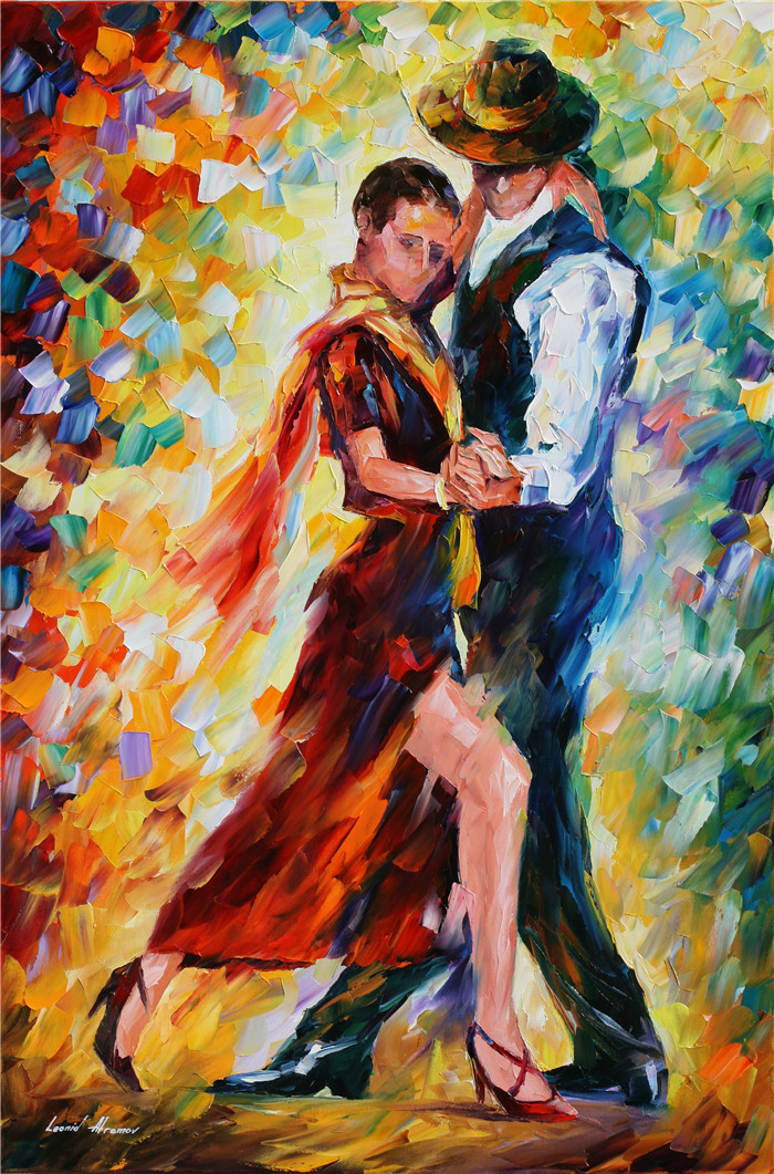 列昂尼德·阿夫列莫夫(Leonid Afremov)油画-舞蹈（181）