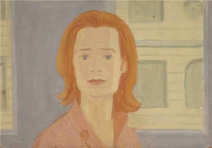 阿历克斯·卡茨(Alex Katz)作品-portrait of sylvia stone025303