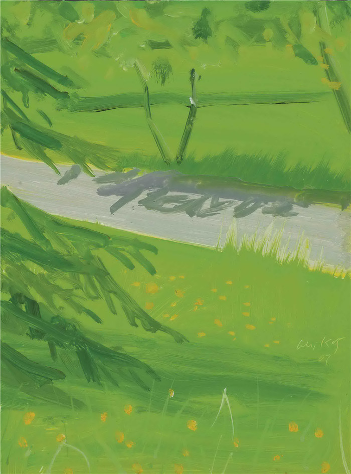 阿历克斯·卡茨（Alex Katz）作品-untitled