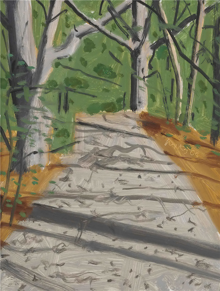阿历克斯·卡茨（Alex Katz）作品-untitled 1