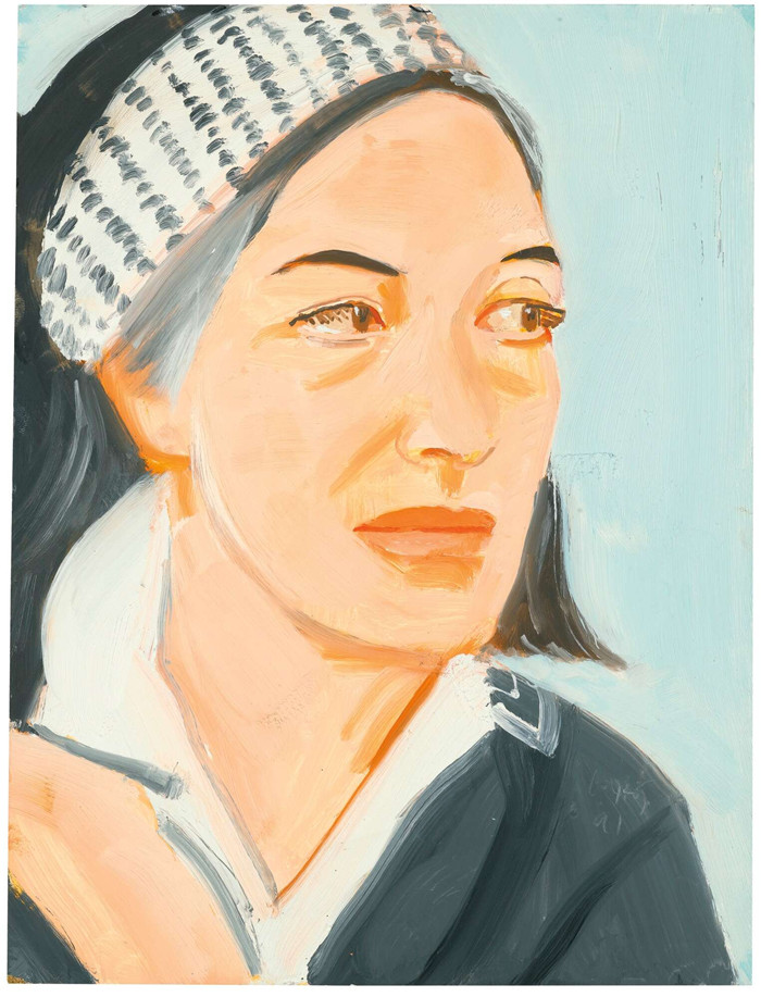 阿历克斯·卡茨（Alex Katz）作品-带发带的ADA