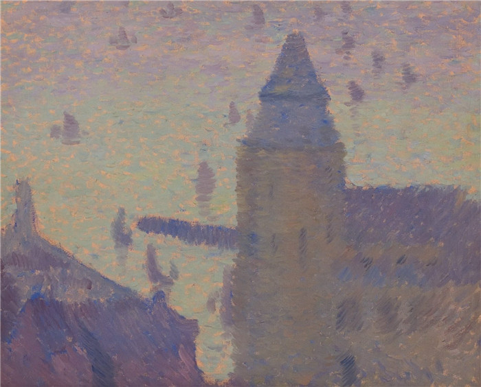 西奥多·厄尔·巴特勒（Theodore Earl Butler）作品-喇叭 1907年