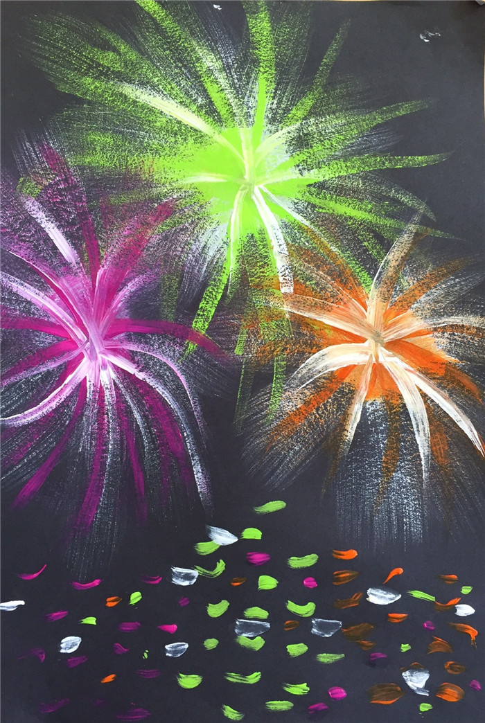 西奥多·厄尔·巴特勒（Theodore Earl Butler）作品-烟花1