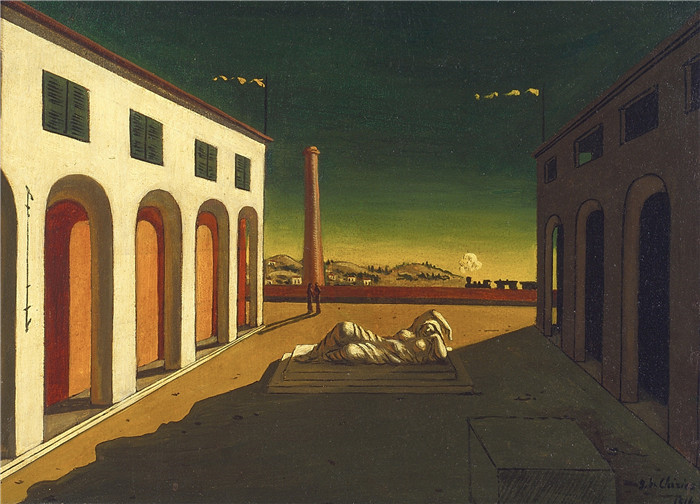 乔治·德·基里科（Giorgio de Chirico）高清作品-Melancholia, 1916