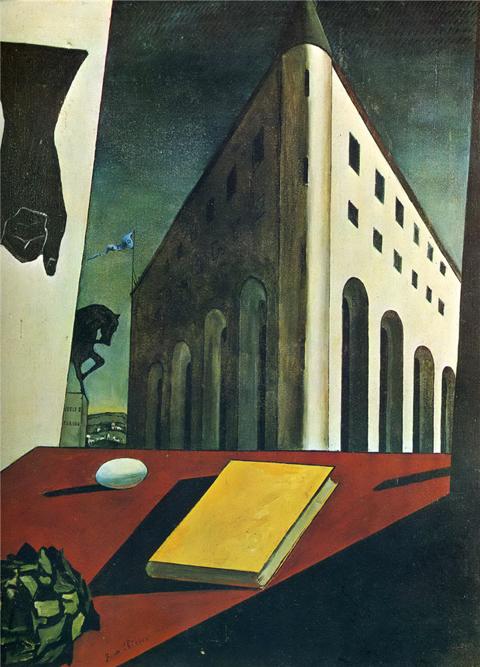 乔治·德·基里科（Giorgio de Chirico）高清作品-都灵弹簧 1914