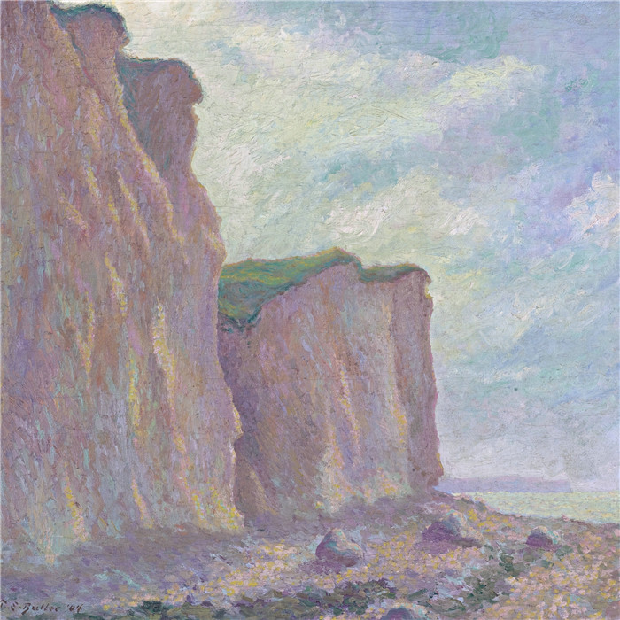 西奥多·厄尔·巴特勒（Theodore Earl Butler）作品-悬崖 1904年