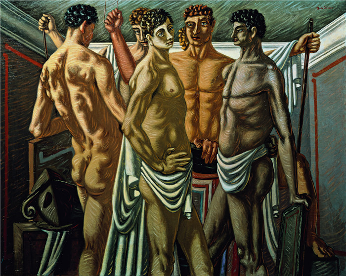 乔治·德·基里科（Giorgio de Chirico）高清作品-圣乔治1928年