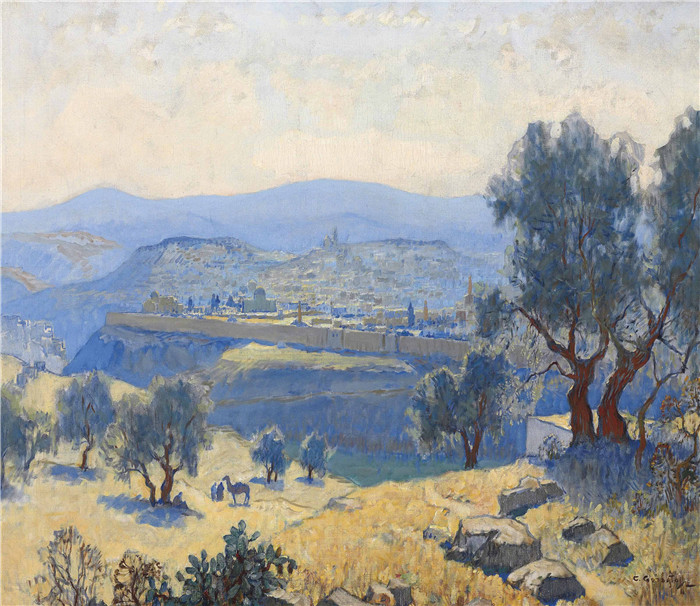 康斯坦丁·伊万诺维奇·戈巴托夫(konstantin lvanovich gorbatov)油画-konstantin gorbatov jerusalem