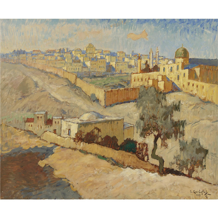 康斯坦丁·伊万诺维奇·戈巴托夫(konstantin lvanovich gorbatov)油画-JERUSALEM康斯坦丁·伊万诺维奇·戈巴托夫(konstantin lvanovich gorba