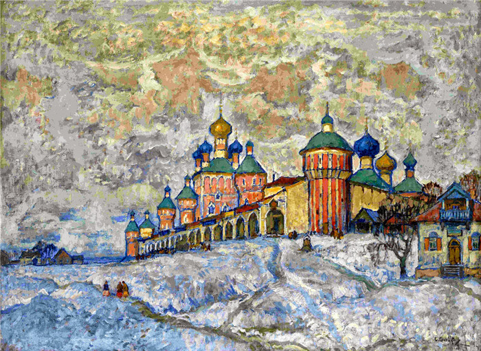 康斯坦丁·伊万诺维奇·戈巴托夫（konstantin lvanovich gorbatov）油画-Konstantin Gorbatov  (84)