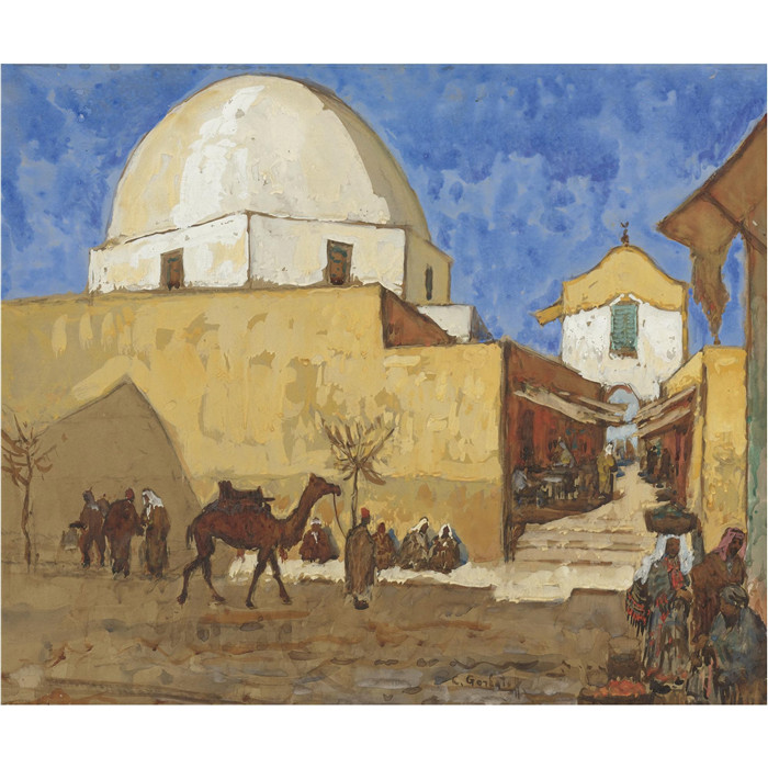 康斯坦丁·伊万诺维奇·戈巴托夫（konstantin lvanovich gorbatov）油画-JAFFA