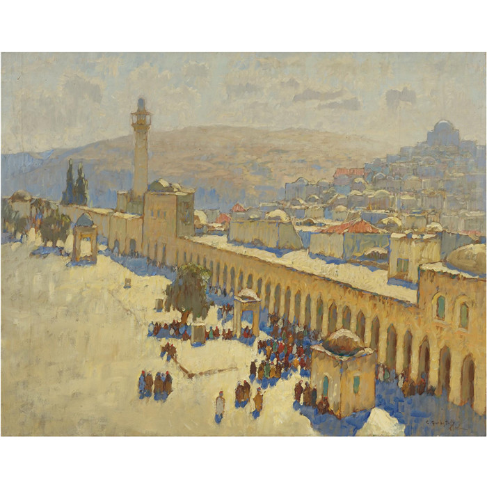 康斯坦丁·伊万诺维奇·戈巴托夫(konstantin lvanovich gorbatov)油画-拱门