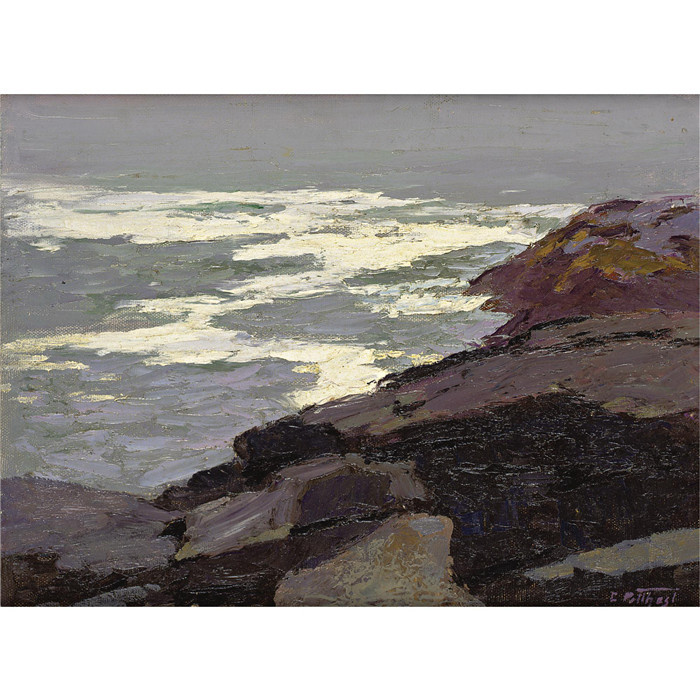 爱德华·亨利·波斯特(Edward Henry Potthast)作品-接近的雾