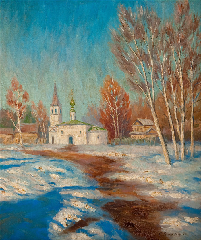 谢尔盖·维诺格拉多夫(Sergey Vinogradov)作品-春天的风景