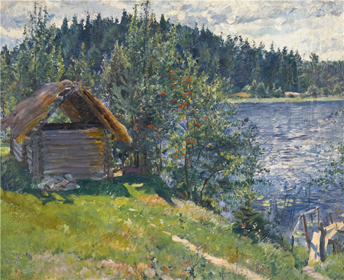 谢尔盖·维诺格拉多夫(Sergey Vinogradov)作品-湖边