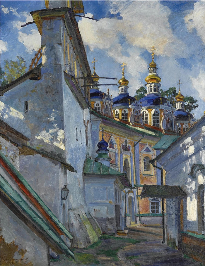谢尔盖·维诺格拉多夫(Sergey Vinogradov)作品-佩切拉修道院景观