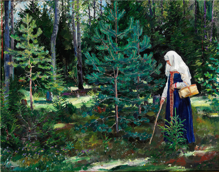 谢尔盖·维诺格拉多夫(Sergey Vinogradov)作品-到森林里去采蘑菇