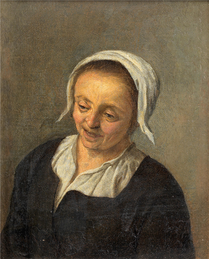阿德里亚恩·范·奥斯塔德 (Adriaen van Ostade)作品-一位老妇人
