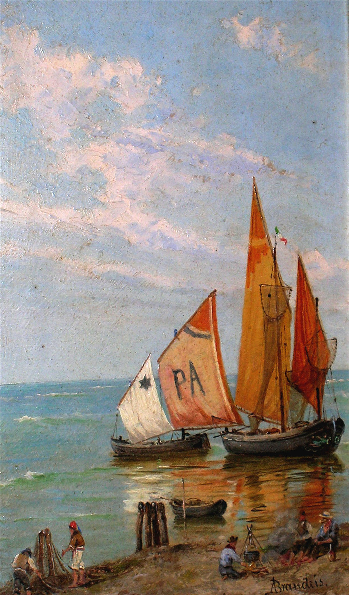 安东尼奥·布兰代斯(Antonietta Brandeis)油画-BrandeisA2