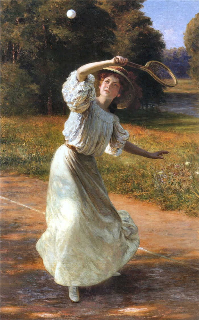 利奥波德.弗朗兹.科瓦尔斯基(Leopold Franz Kowalski）油画-凯瑟琳·拉罗斯