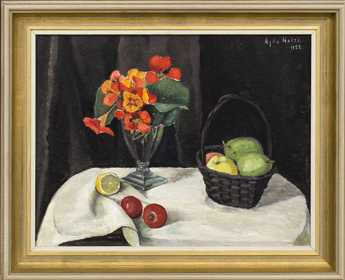 阿格达·霍尔斯特（Agda Holst ）作品-oil on canvas,  1923