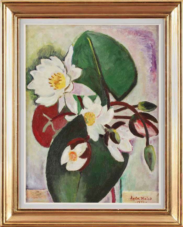 阿格达·霍尔斯特(Agda Holst )作品-olja pa panna, sign o dat 1943