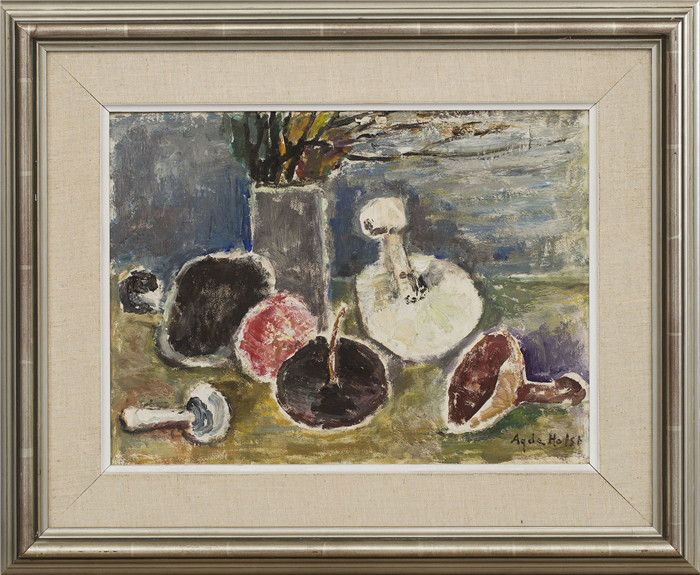 阿格达·霍尔斯特(Agda Holst )作品-oil on panel. Signed (3)