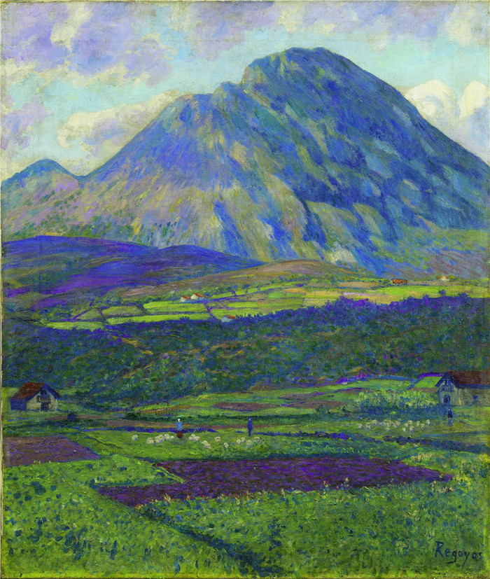 达里奥·雷格尤斯（Dario de Regoyos）油画-圣卢西亚，杜兰戈