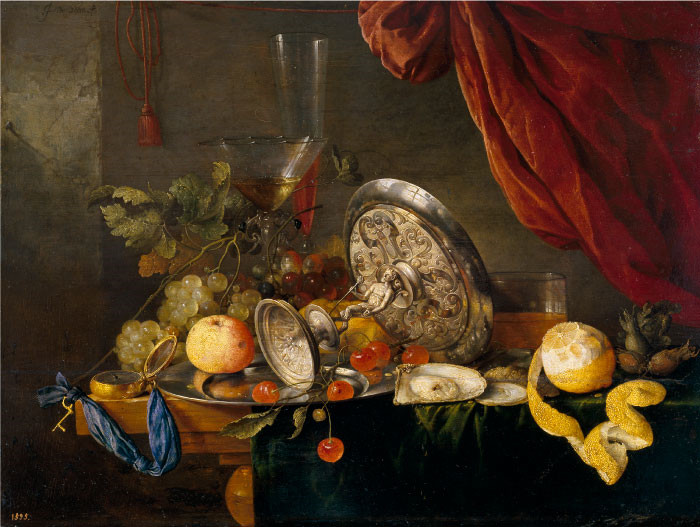 杨·戴维茨·德·希姆(Jan Davidsz. de Heem) 作品-梅萨（Jan-Davidsz.de-Heem）