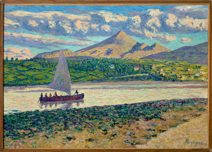 达里奥·雷格尤斯（Dario de Regoyos）油画-马德里大师艺术博览会 