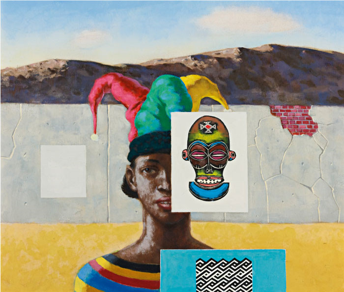 休吉·李-史密斯（Hughie Lee-Smith）作品-非洲面具